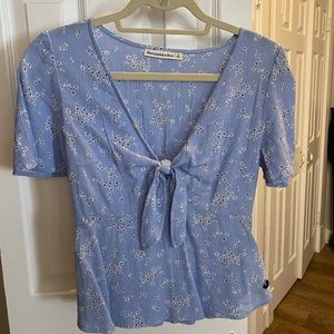 Abercrombie & Fitch Short Sleeve Blouse